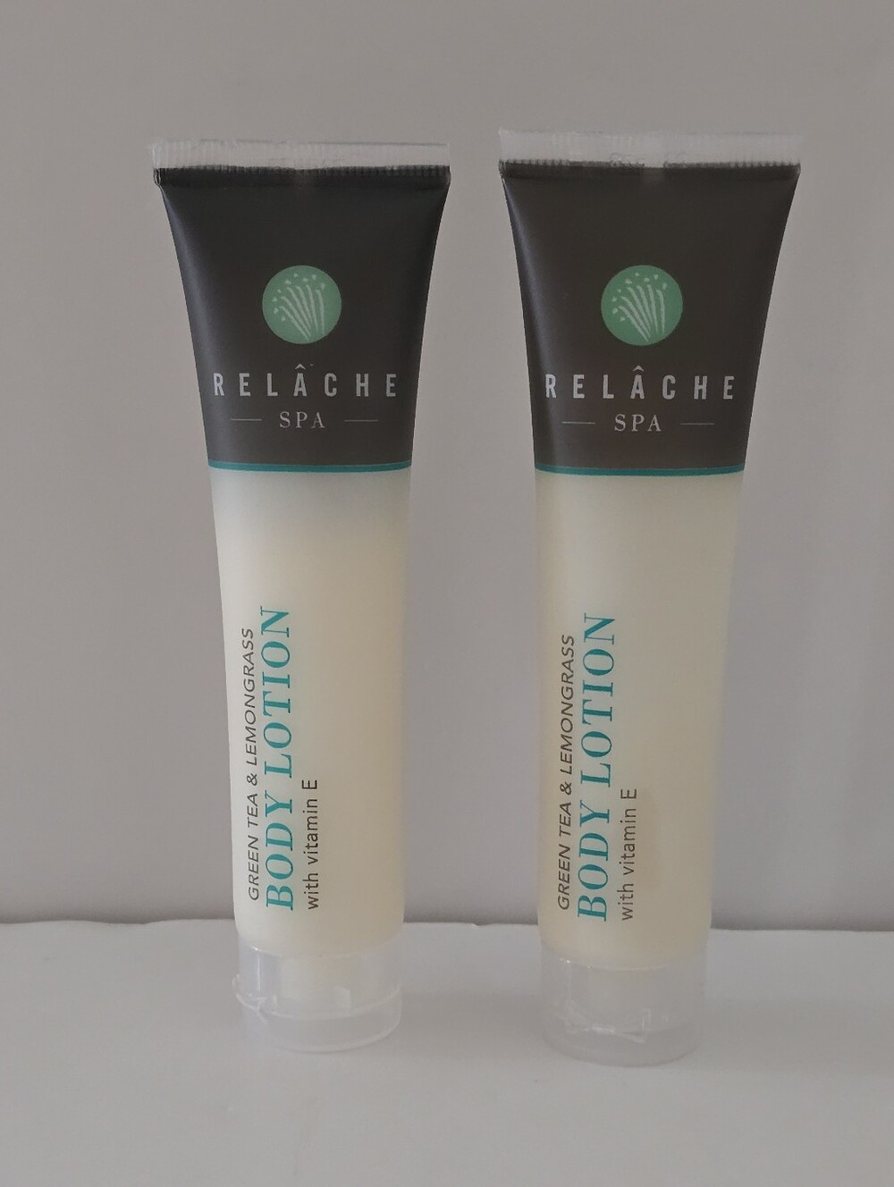 2 Relache Spa Green Tea And Lemongrass Body Lotions with Vitamin E